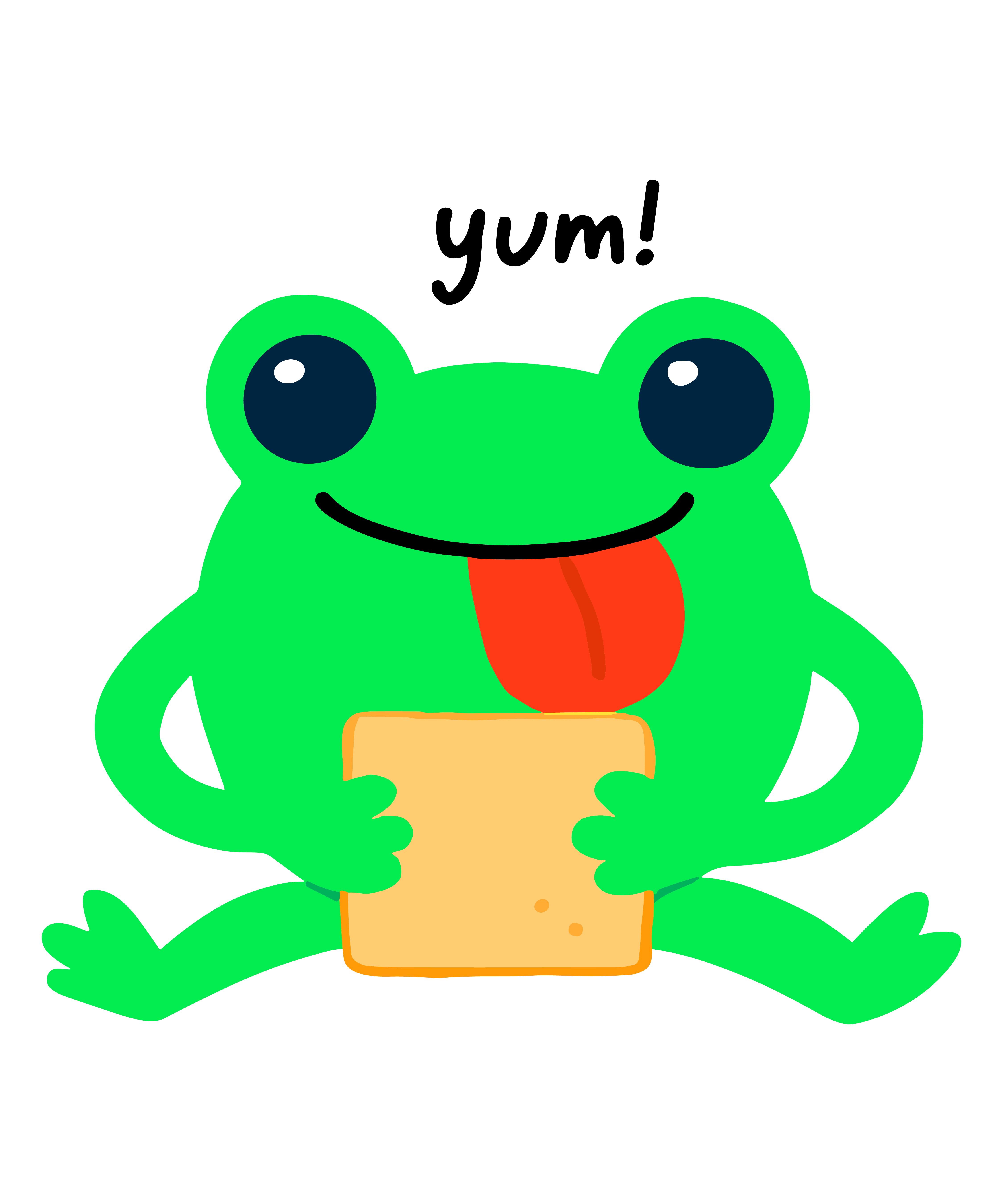 Frog Takes A Crunch